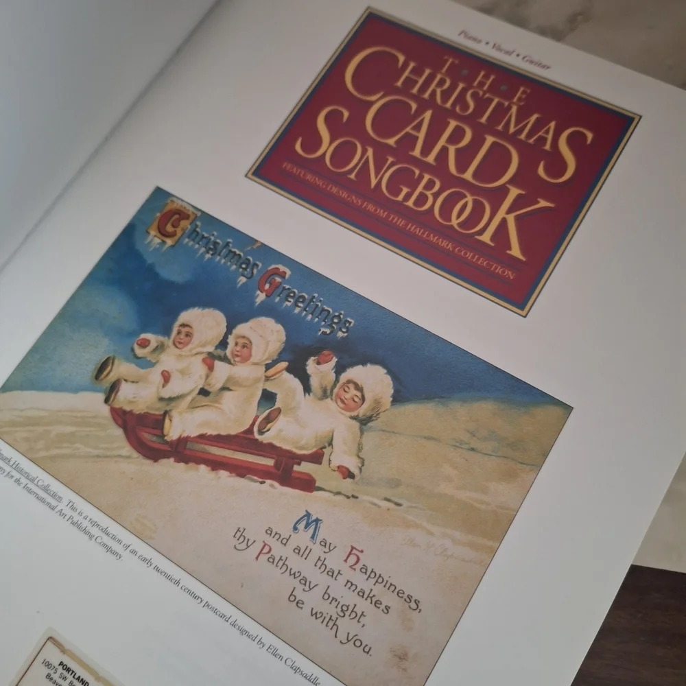 Hallmark Christmas Card Songbook - Multicolor